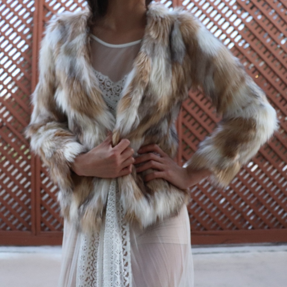 Hollister Faux Fur Jacket